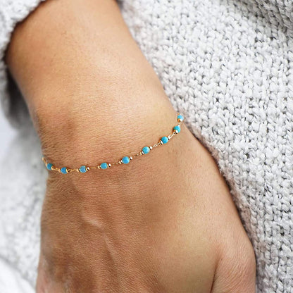 Evania – Collier Vintage Doré à Double Rang de Perles