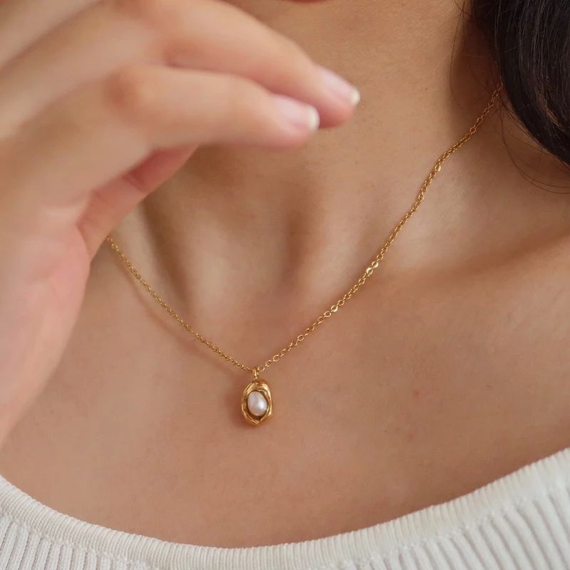 Cleora – Parure Bijoux Femme Perle Coquillage