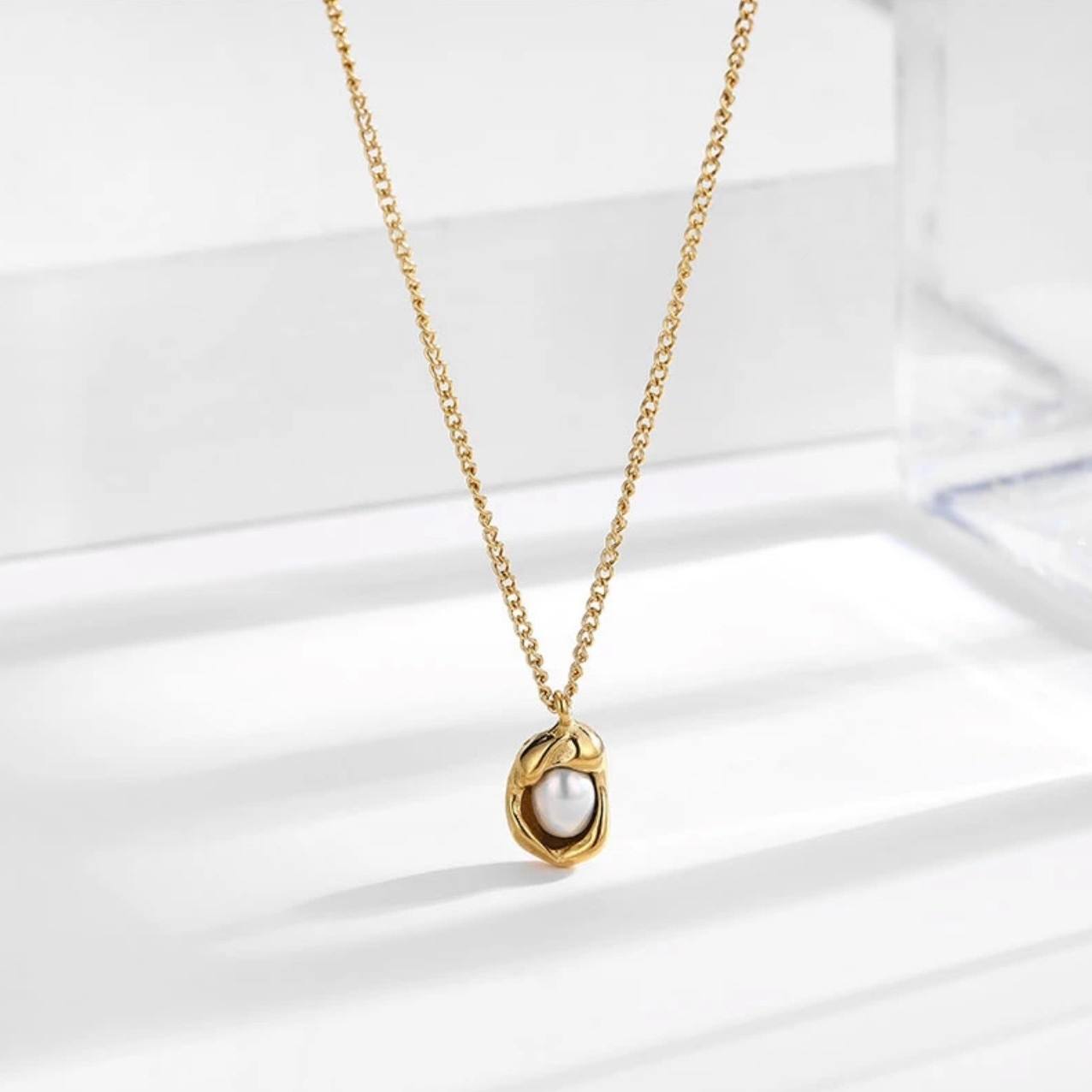 Cleora – Parure Bijoux Femme Perle Coquillage