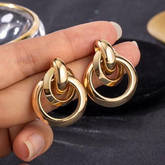 Vannie – Boucles d’Oreilles de Luxe en Or