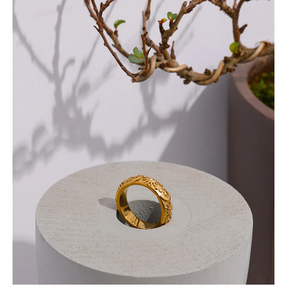 Lunea – Bague Céleste en Acier avec Zircon