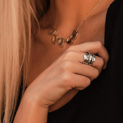 Bliss – Bague Vintage Épaisse en Argent