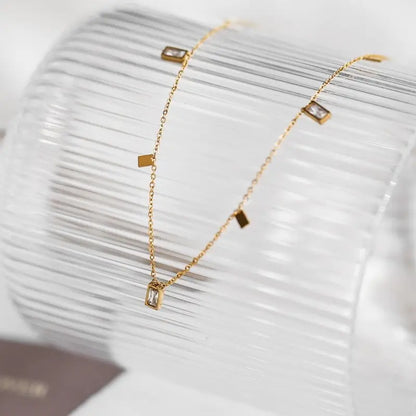 Clarisse – Collier à Franges en Cristal Luxe Léger
