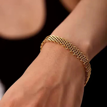 Imara – Bracelet Chaîne en Or Raffiné