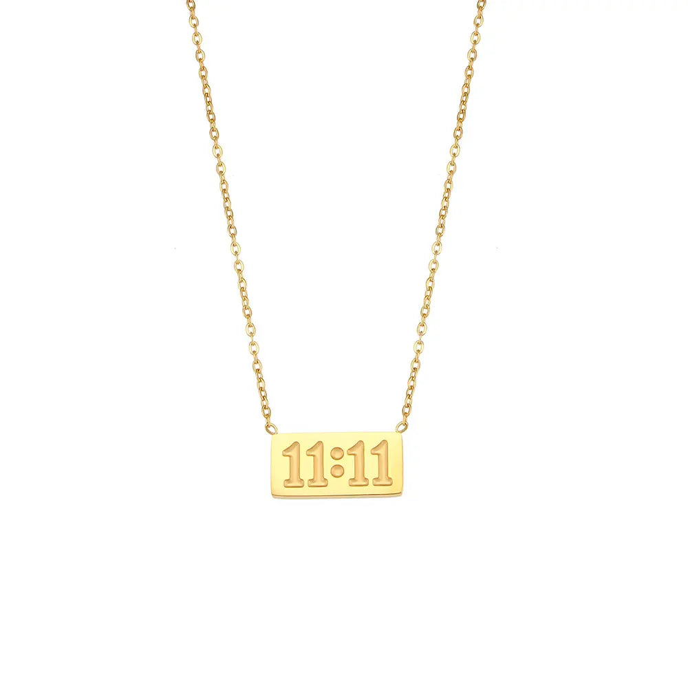 Sophia – Collier Clavicule en Acier Inoxydable Plaqué Or