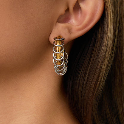 Lea – Créoles C Frangées Dorées