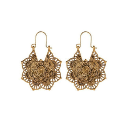 Lyana – Boucles d’Oreilles Mandala Lotus