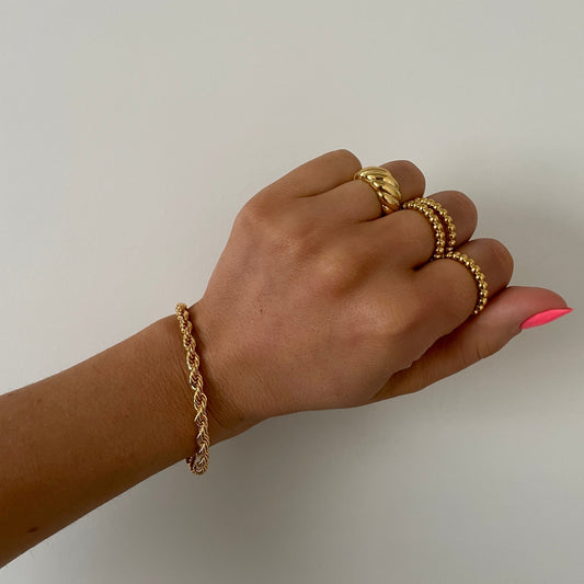 Mila – Bracelet torsadé en acier inoxydable