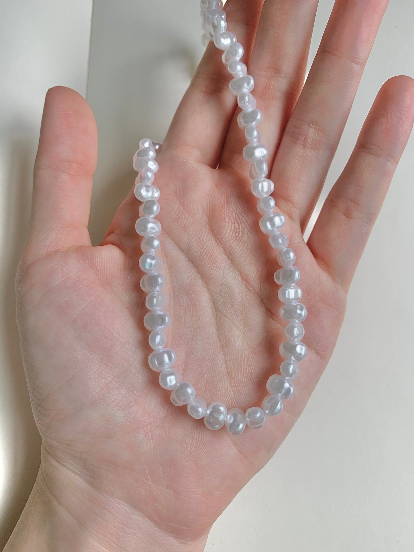 Stella - Collier de perles en grappe