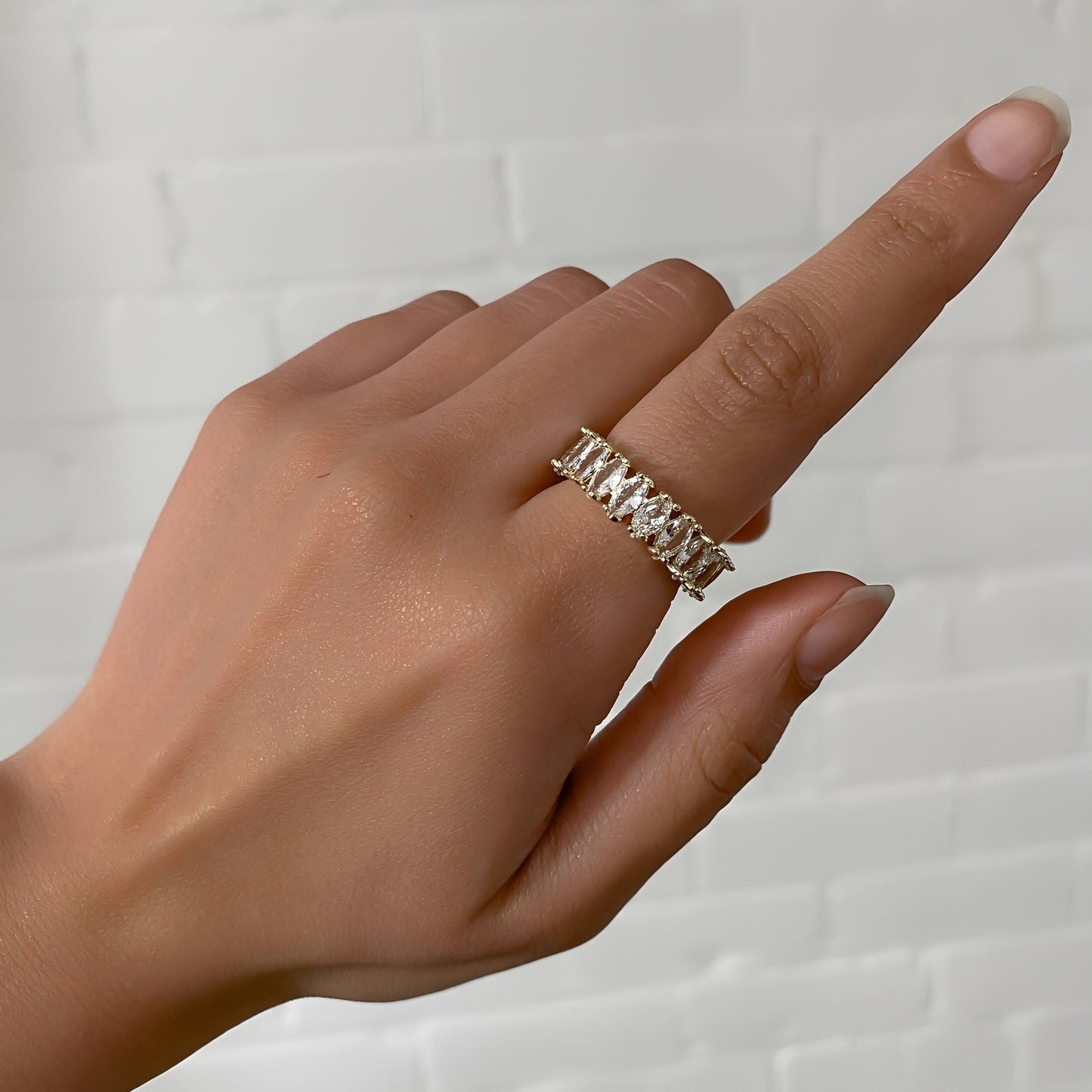 Cassie – Bague CZ Élégante