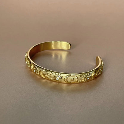 Helia – Bracelet Céleste Plaqué Or