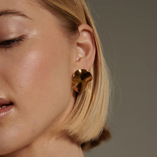 Dayna – Boucles d’Oreilles Disque Élégantes