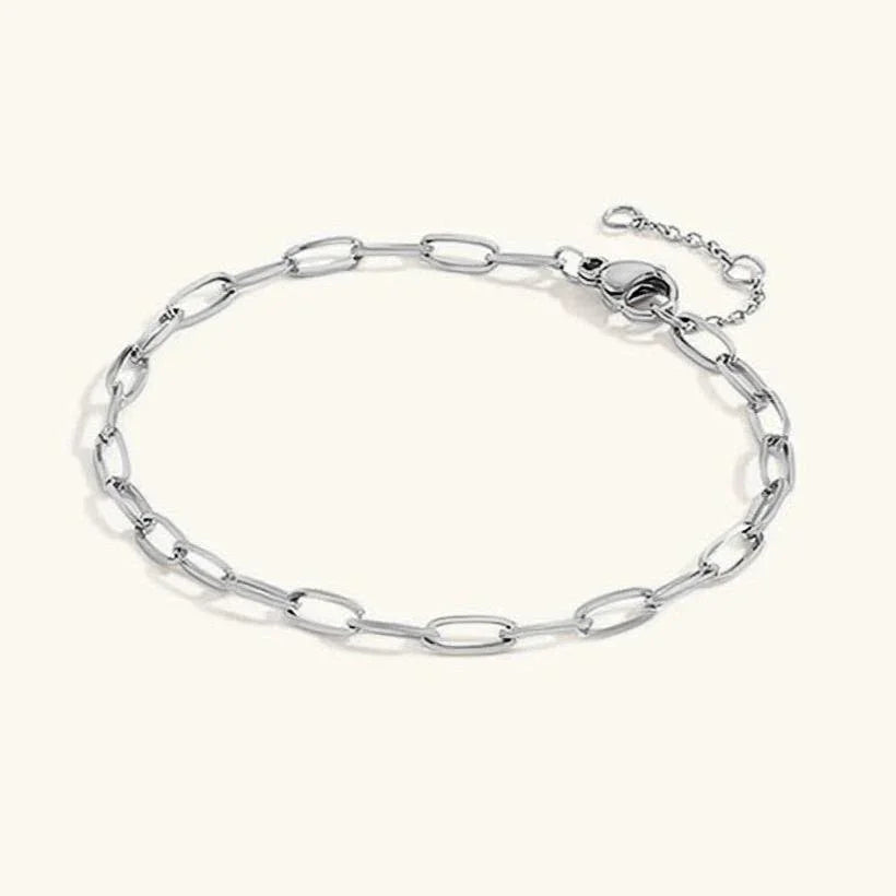 Maybelle – Bracelet Chaîne Paperclip en Or