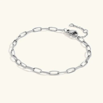 Maybelle – Bracelet Chaîne Paperclip en Or