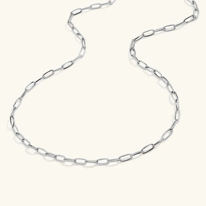 Nadia – Collier Chaîne Paperclip en Or Élégant