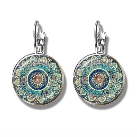 Amarée – Boucles Mandala Ronde Vintage