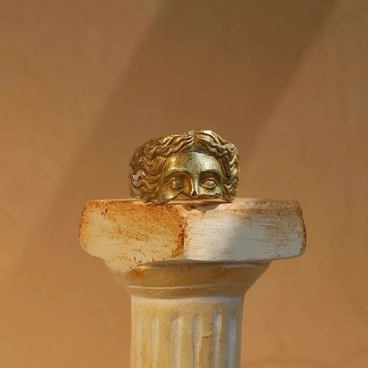 Kairo – Bague Sculpture Index Style Froid Exagéré Unisexe