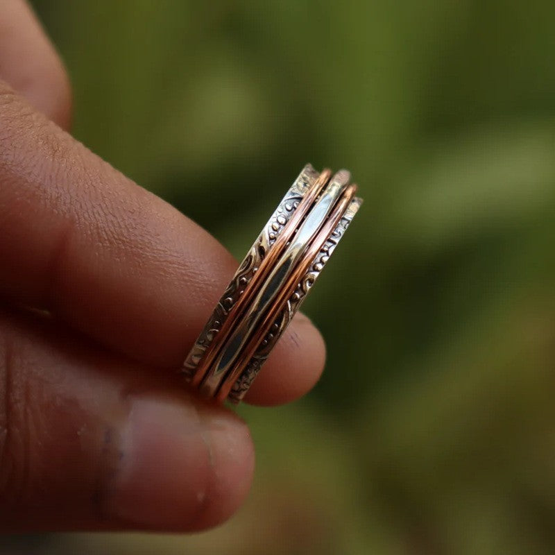 EternaSpark – Bague Vintage Classique avec Pierres Brillantes