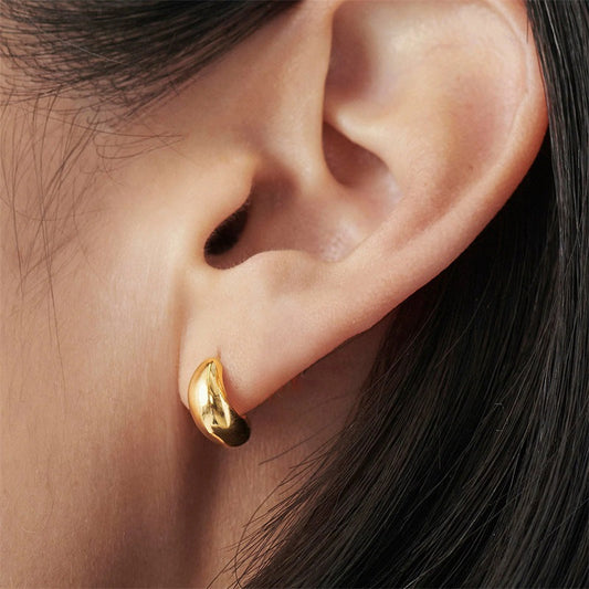 Celeste - Boucles d'oreilles en forme de gouttes en or