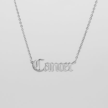Celestine – Collier Prénom Zodiaque Classique