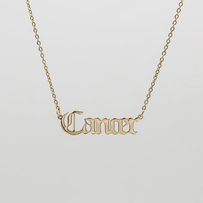 Celestine – Collier Prénom Zodiaque Classique