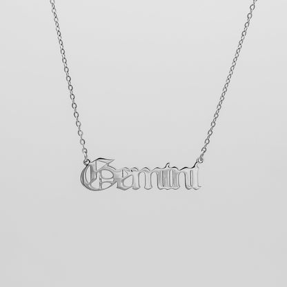 Celestine – Collier Prénom Zodiaque Classique