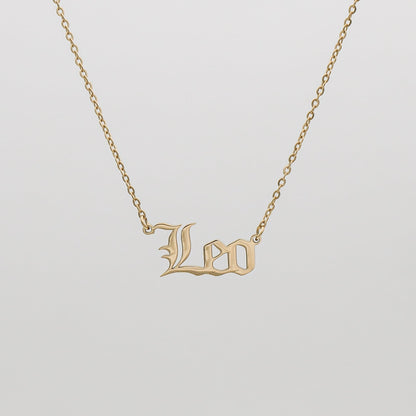 Celestine – Collier Prénom Zodiaque Classique