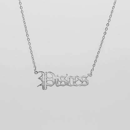 Celestine – Collier Prénom Zodiaque Classique