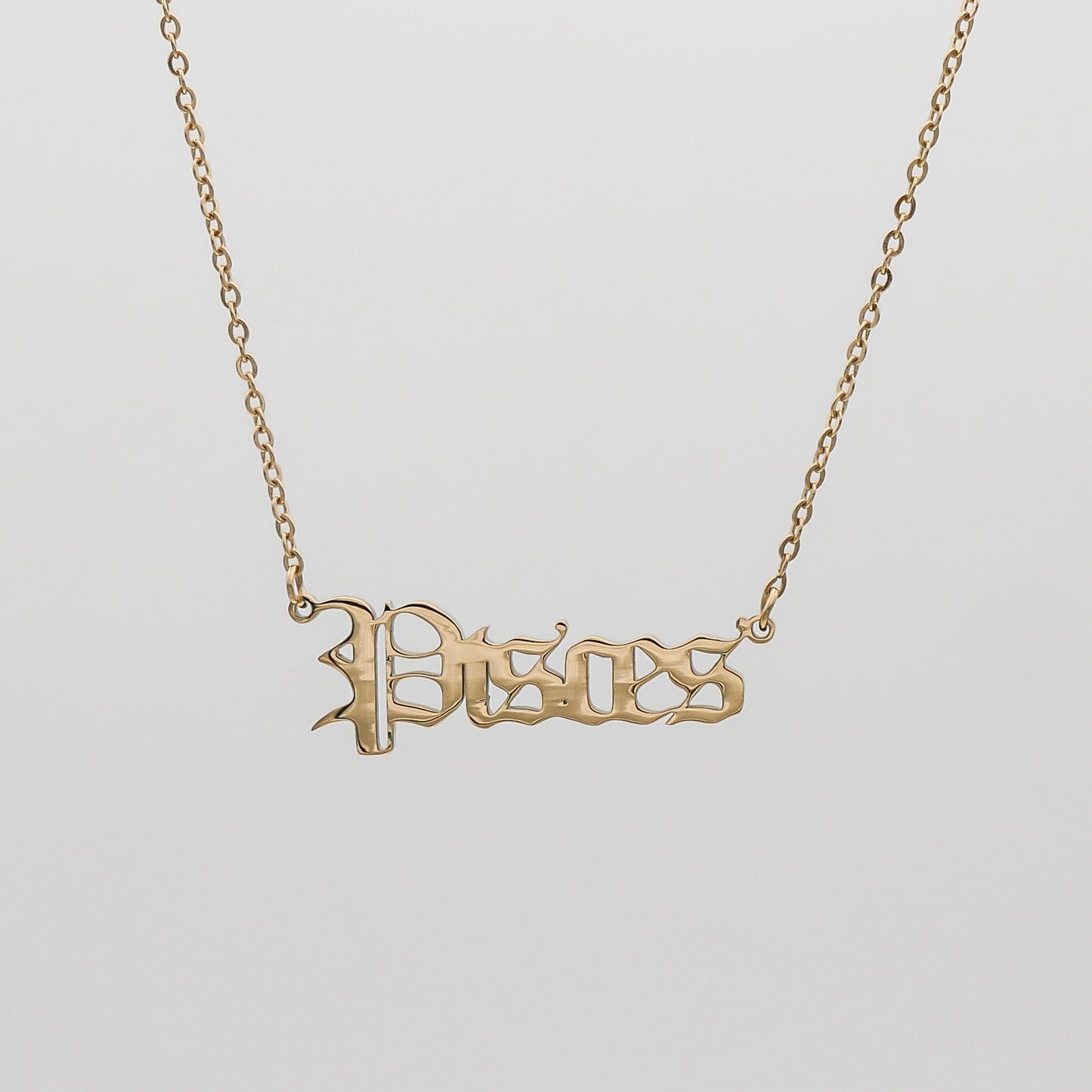 Celestine – Collier Prénom Zodiaque Classique