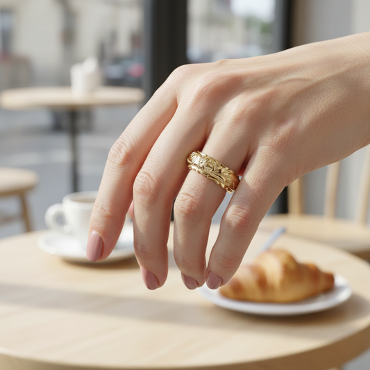 Fleurine – Bague Florale Raffinée