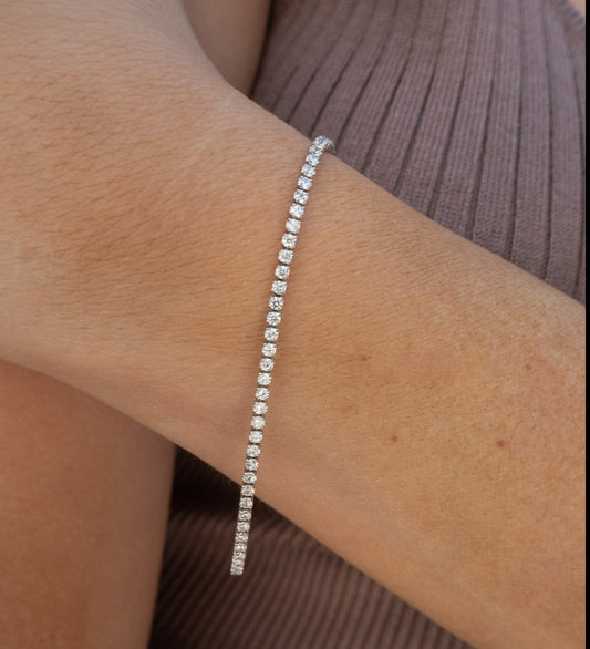 Mini Bracelet Tennis en Cristaux