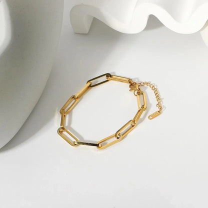 Lina – Bracelet Chaîne Paperclip