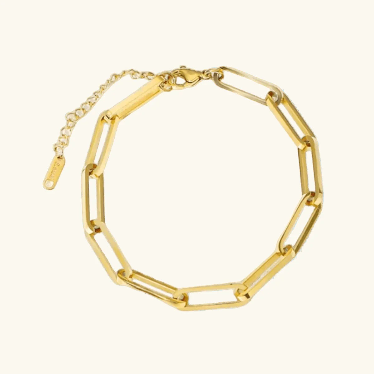 Lina – Bracelet Chaîne Paperclip