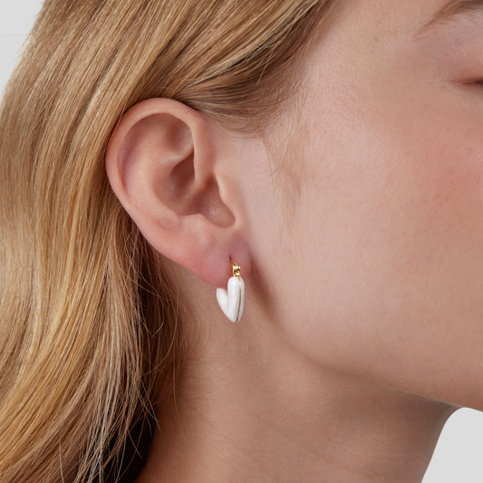Aya – Boucles Cœur d’Amour Doré