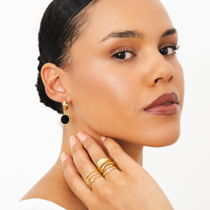 Luna – Bague Ajustable Élégante