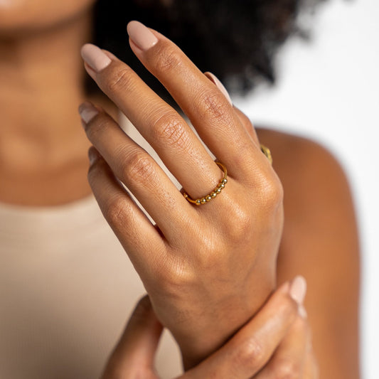 Neri – Bague Anti-Stress Ajustable à Perles
