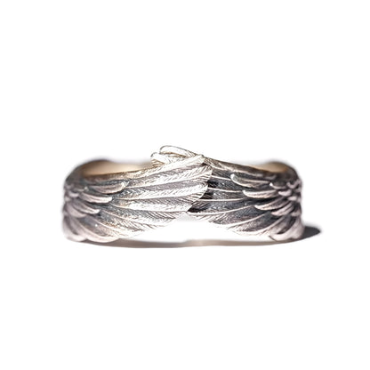 Xenia – Bague Ailes d'Ange Punk Rétro