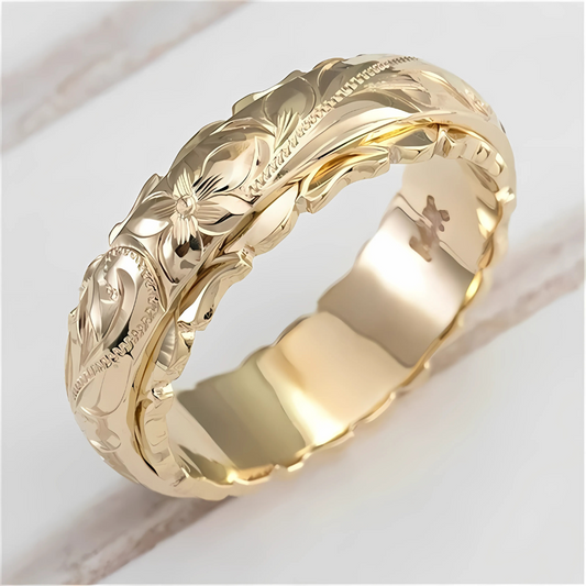 Marcelle – Bague Vintage Fleurie