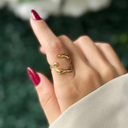 Sanya – Anneau Croissant Sculptural