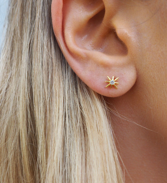 Risa - Boucles d'oreilles Cristal Éclat d'Étoile