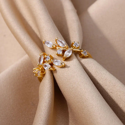 Amandine – Bague Papillon Ajustable