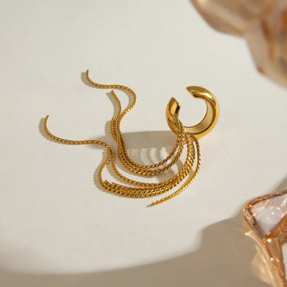 Rubie – Boucle d'Oreille Manchette Élégante