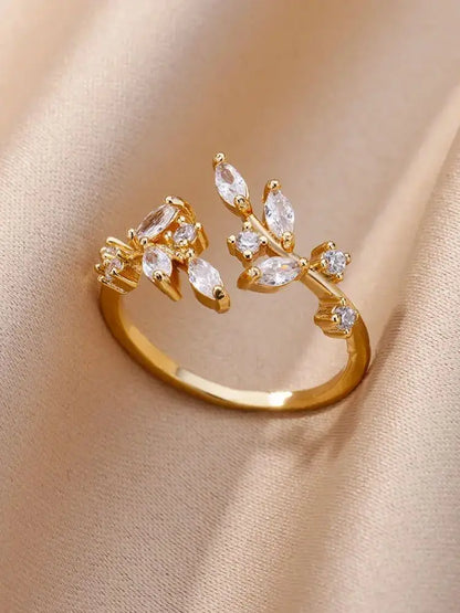 Amandine – Bague Papillon Ajustable