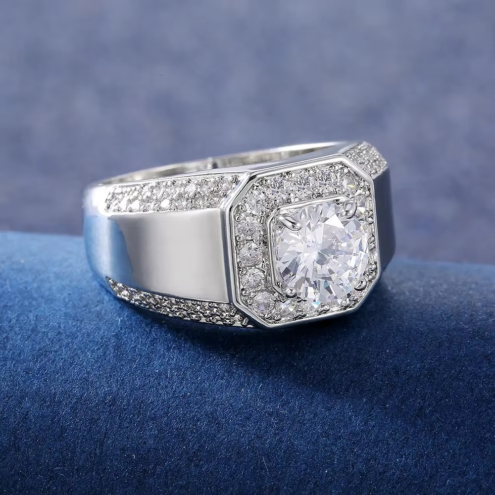 Celestine – Bague Dorée Luxe 18K Argent Plaqué