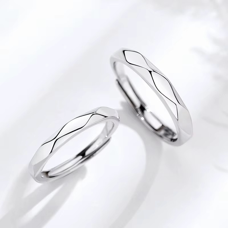 Cara – Duo de Bagues Couple Argent & Diamants