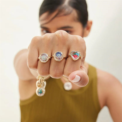 Elyna – Ensemble Bague Charm DIY Souvenir