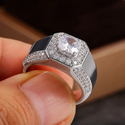 Celestine – Bague Dorée Luxe 18K Argent Plaqué