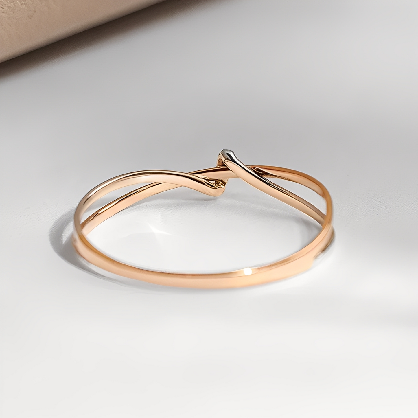 Eleane – Bague Infini Bicolore Élégante