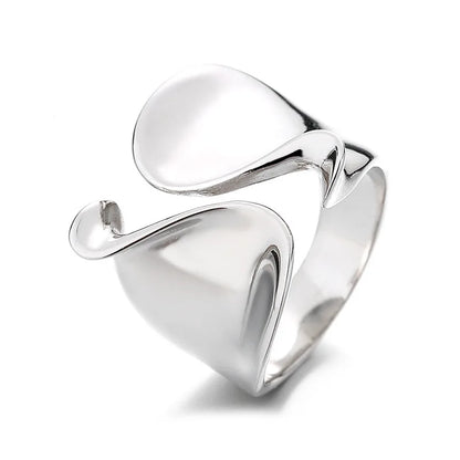Zerelle – Bague Enveloppante en Argent Sterling