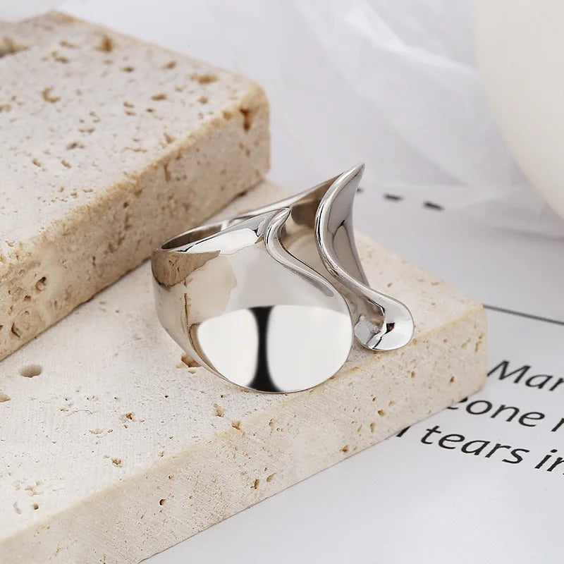 Zerelle – Bague Enveloppante en Argent Sterling